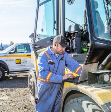 Equipment tech troubleshooting